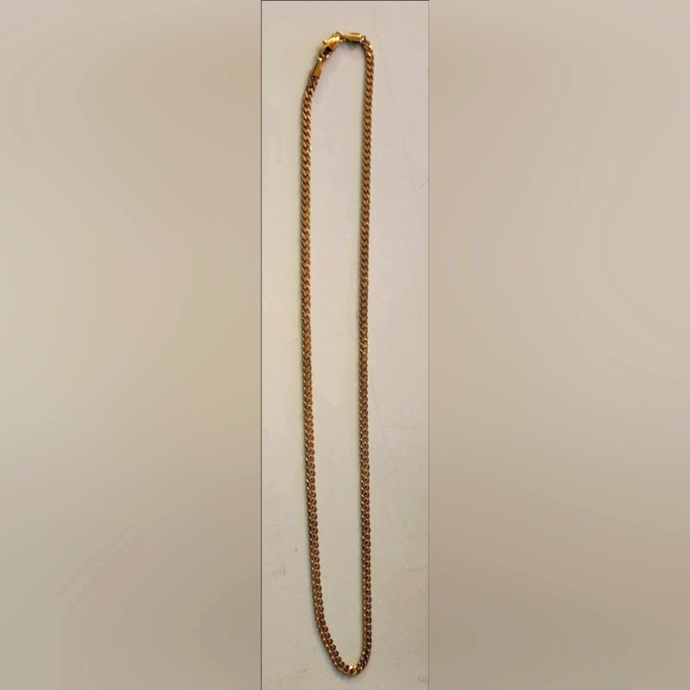 Mens New Stainless Steel Gold Chain, Unisex, 19.5 Inches - Picture 3 of 6